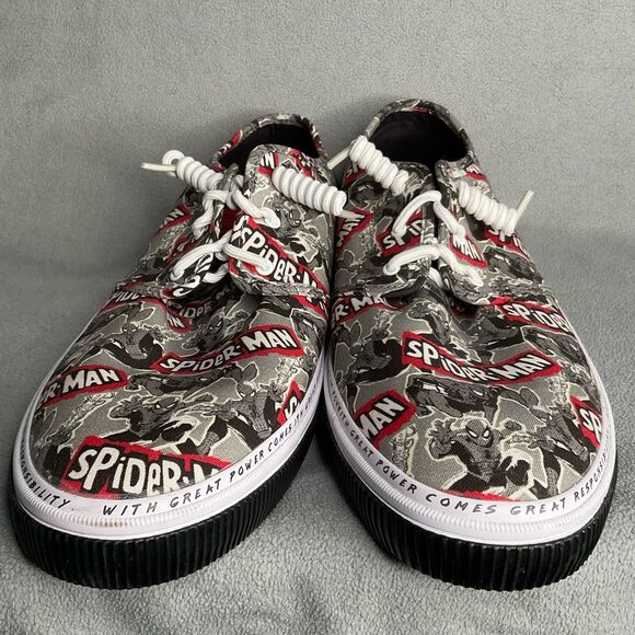 Toms X Marvel Comics Spiderman Shoes SNEAKERS Mens‎ Size 14 Carlo Ortholite main image 6